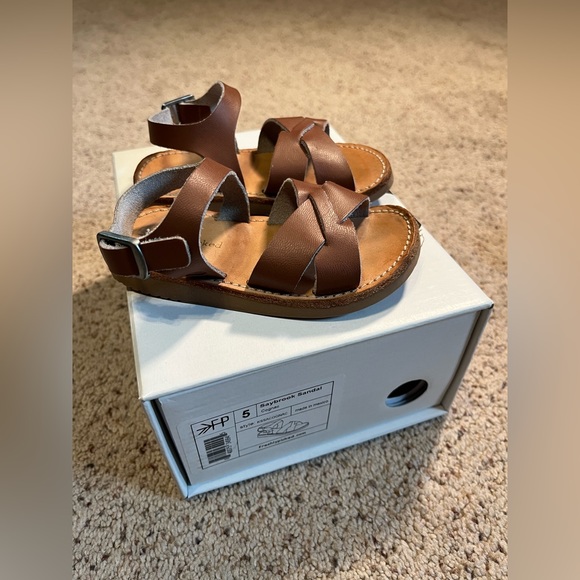 Toddler Girl’s Freshly Picked Saybrook Sandal in Cognac - Size 5 - Picture 2 of 5